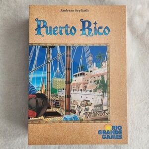 Puerto Rico Strategy Board Game by Andreas Seyfarth Rio Grande Games 2002 New